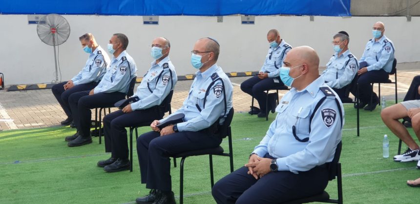 טקס החלפת מפקדים בתחנת משטרת שרת בתל אביב