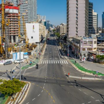 עיריית תל אביב-יפו פותחת את "דרך בגין המחודשת" – הפרויקט המשמעותי והגדול ביותר לפיתוח המרחב העירוני שבוצע בתל אביב- יפו